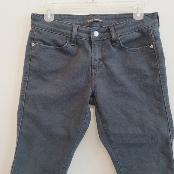 💕 Vintage Levi's Night Blues Straight Leg Jeans Size 4 M - Picture 5 of 14